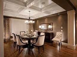 Formal Dining Room With Coffered Ceiling Elegant Cream Dining Chairs Dining Room Ceiling Antique Dining Rooms Wood Dining Room Table