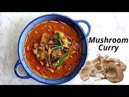 Spicy Mushroom Curry Singapore Indian Style Veg Youtube Mushroom Curry Stuffed Mushrooms Curry
