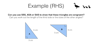 The triangle below is similar to the triangles above but because it is a different size it is not congruent to the triangles above. G5a Congruence Criteria For Triangles Sss Sas Asa Rhs Bossmaths Com