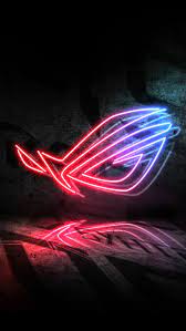 Rog Neon Logo 5k In 1440x2560 Resolution Neon Wallpaper Phone Wallpaper Images Cool Wallpapers For Phones