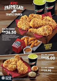 Fast food food & dining. Kfc Parmesan Truffle Crunch