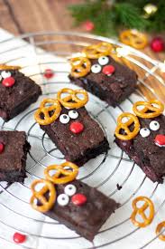 Rudolph Rentier Brownies Mit Kirschen Weihnachten Kochen Kuchen Und Torten Rezepte Weihnachtsrezepte