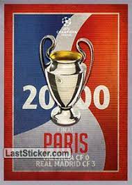 The uefa champions league (usually referred to as the champions league) is an annual football cup competition organized by union of european the same two clubs faced each other again in the 2016 final. Sticker 592 Uefa Champions League Final 1999 2000 Topps Uefa Champions League 2015 2016 Laststicker Com