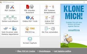 Meine frage lautet daher wie bekomme ich die jpg's mit in die pdf bzw. Anleitung Pdf24 Creator