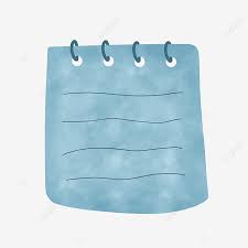 Notebook, journal, diary (110 pages, blank, 6 x 9) notebooks, vianola on amazon.com. Blue Sticky Note With Watercolor For Bullet Journal Digital Sticky Note Watercolor Bullet Journal Png Transparent Clipart Image And Psd File For Free Download