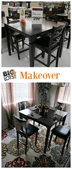 Modern, wood, round, and small dining tables. Big Lots Dining Room Makeover Reveal