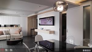 idid點一點室內設計 原木線板錯落打造現代時尚客廳設計 flat screen electronic products flatscreen tv