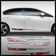Maybe you would like to learn more about one of these? Jual Sticker Stiker Body Samping Trd S Sticker List Body Mobil New Yaris Aksesoris Interior Aksesoris Mobil Mobil Part Dan Aksesoris Bukalapak Com Inkuiri Com