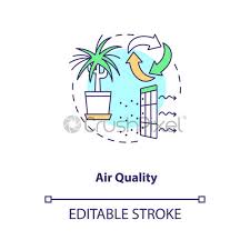 This also provides a key for the. Air Quality Concept Icon Stock Vector Crushpixel