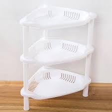3 Tier Plastic Corner Organizer Bathroom Caddy Shelf Kitchen Storage Rack Holder Walmart Com Kitchen Storage Rack Kitchen Storage Bathroom Organization