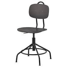 Kullaberg Desk Pine Black 43 1 4x27 1 2 Ikea In 2020 Swivel Chair Chair Industrial Style Chairs