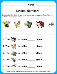 Tons of free number worksheets for kids! Ordinal Numbers Worksheet For Grade 1 4 Your Home Teacher