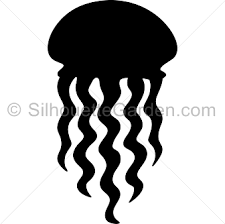 Jellyfish Silhouette Animal Silhouette Silhouette Silhouette Clip Art
