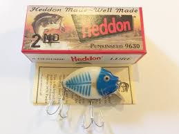 Heddon 9630 Punkinseed Bbhbg Bone Shore Blue Head Color New