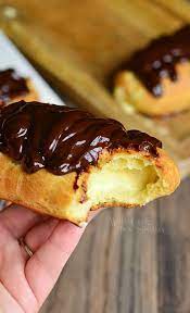 Homemade Boston Cream Eclair Will Cook For Smiles Eclair Recipe Desserts Pastry Recipes