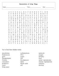 Characteristics Of Living Things Wordsearch By Maura Derrick Neill Teachers Pay Teachers Characteristics Of Living Things Science Worksheets Textbook