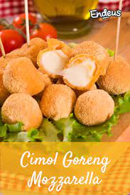 Resep Cimol Goreng Mozzarella Recipe Ide Makanan Makanan Cemilan