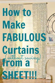 Maybe you would like to learn more about one of these? Fabulous Curtains From A Twin Size Sheet Diy Curtains How To Make Curtains Curtains From Sheets
