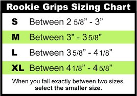 gymnastics grips size chart for rookies beginners