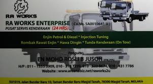 RA WORK ENTERPRISE (Pusat Servis Kenderaan)