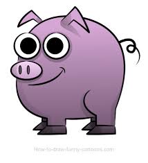 For the lower line, angle it up slightly between the ovals. Pig Drawing Sketching Vector