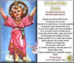 Un Minuto Con El Divino Nino Prayer For Family Divine Infant Jesus Catholic Prayers Daily