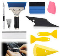 Professional Car Wrapping Tools, Triangle Go Corner Squeegee For Carbon  Fiber Film Installation, 19Pcs Set Of Vinyl Wrap Tool Scraper With  Ergonomic ...