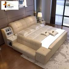 Bedroom Furniture China Leather Bed Tatami Bed Minimalist Modern Double Bed Width Includes 1 5 Meters Modern Bedroom Furniture Bedroom Bed Design Tatami Bed