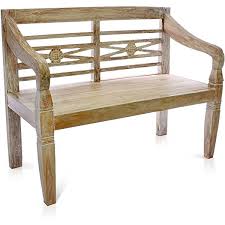 Amazon De Outflexx Gartenbank Grosse Sitz Bank In Natur Rustikal Geburstet Gartenbank Aus Teak Holz Holzbank Ca 160x73c In 2020 Wooden Bench Dining Bench Furniture