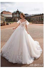 Arabella Wedding Dress Royal Promenade Collection Ballgown Wedding Dress With Train Ballgownw Wedding Dress Types Dream Wedding Dresses Wedding Dresses