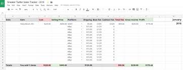 The spreadsheet allows you to input your assumption metrics, including unique visitors, conversion rate, billthrough rate, arpu (average revenue per user), and retention rate/cancellation rate. Sales Tracking And Profit Monitoring With Included Spreadsheet 2019 Updated The Sneaker Bible