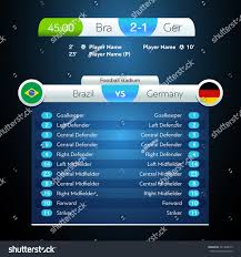 football soccer scoreboard chart digital background stock