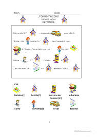 Rebus A L Ecole Enseignement Du Francais Ecole Liste De Vocabulaire