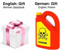 Gift En Ingles Regalo Pero Gift En Aleman Es Veneno Dilo Enidiomas Faceinstatwitterpinte Cursosdeidiomasenccs Cursosdei Alemanes Traduccion Italiano