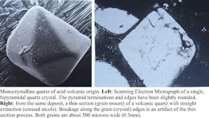 A quartz crystal has the special property of piezoelectricity, changing its electrical properties as it vibrates. The Mineralogy Of Sandstones Quartz Grains Geological Digressions