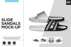 Slide Sandals Mock Up Mockup Mockup Psd Mockup Free Psd