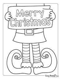 Easy penguin color by number coloring page. Christmas Coloring Pages Easy Peasy And Fun