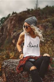 Flowy Scoop Muscle Tank Fur Damen Wandern Blog Outfit Outfit Ideen Wanderkleidung