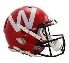 Wisconsin Badgers Authentic Red Full Size Speed Helmet By Riddell Game Day Treasures Football Helmets Badger Football Wisconsin Badgers Football