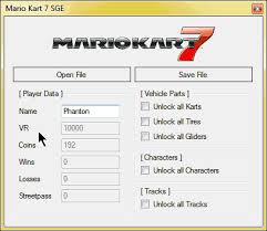 Folyam megjegyzés csináld jól how to hack/unlock everything in mario kart 7! Release Mario Kart 7 Save Editor Page 2 Gbatemp Net The Independent Video Game Community