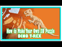 Hasil Gambar Untuk Gambar Cara Membuat Puzzle Dinosaurus Gratis
