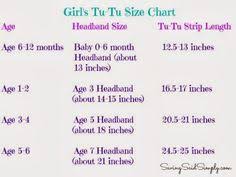 41 Best Tutu Size Chart Images Tutu Size Chart Tutu Diy Tutu