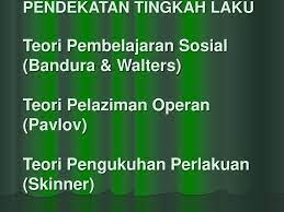 Semua perubahan dalam perkembangan ini akan membantu individu dalam proses mencapai kematangan. Teori Kaunseling Teori Tingkah Laku Ppt Download