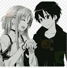 Sword art online kirito and asuna photo, kirigaya> download. Anime Couple Kirito Asuna Kawaii Cute Nice Kiritoyasuna Kirito Kun Dan Asuna Png Image With Transparent Background Toppng