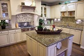 2.4 go traditional with ceramic tile; Santa Cecelia Granite Granite Countertops Granite Slabs