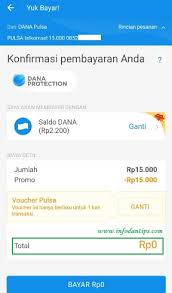 Dalam hal ini, pulsa anda yang menumpuk di ponsel dan bingung untuk digunakan apa, bisa diubah menjadi saldo uang elektronik untuk kemudian dijadikan sebagai alat pembayaran berbagai jenis transaksi. Gratis Beli Pulsa Dengan Dompet Digital Dana