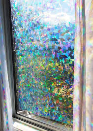 Decorative Window Film Holographic Prismatic Etched Glass Effect Fill Your House With Rainbow Light 23 X 36 Decorative Window Film Window Film Window Decor