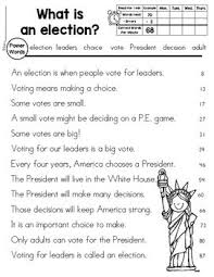 Election Mock Election Social Studies Worksheets Teaching Government Kindergarten Social Studies