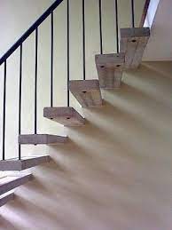 Floating Stairs With Vertical Rods And Rail Floating Stairs Interior Stair Railing Interior Stairs