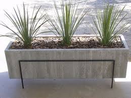 Large Wood Grain Concrete Planter Veggie Garden Pinterest Concrete Planter Boxes Concrete Planters Diy Concrete Planters